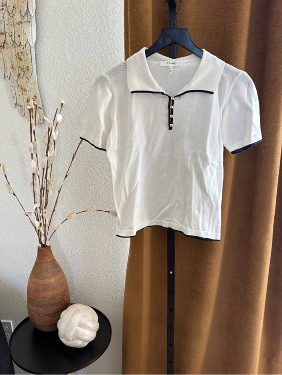 Frame Denim Tops - Frame knit Polo Women's Size Medium